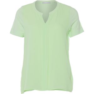 Bianca T-shirt groen (Maat: 44) - Effen - Halslijn: V-hals,
