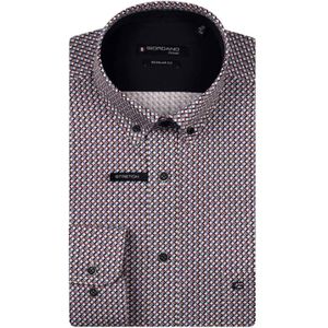 Giordano - Overhemd - Blauw - Lange Mouw