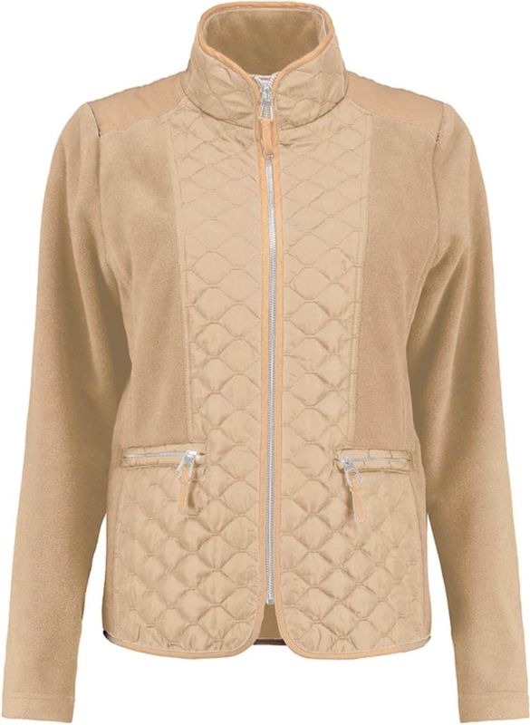 Bloomings - Vest - Beige - Effen