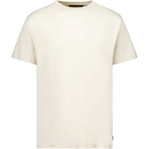 Airforce T-shirt beige (Maat: XS) - Effen - Halslijn: Ronde hals,