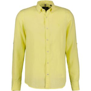 Lerros Overhemd lange mouw geel (Maat: 2XL) - Effen