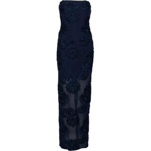 ROTATE Dames jurk blauw (Maat: 40) - Halslijn: Strapless,