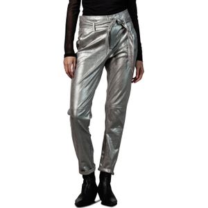 Tramontana Belted Coated broek zilver (Maat: S)