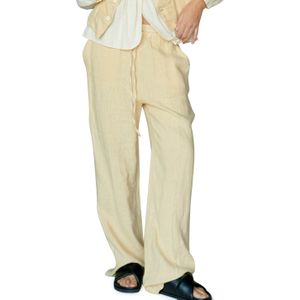 Penn & Ink N.Y. Trousers broek beige (Maat: 40)