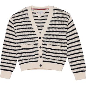 Tommy Hilfiger Vest blauw (Maat: 152) - Streep