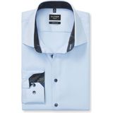 OLYMP - No. Six - Overhemd - Bleu - Super Slim Fit - New York Kent