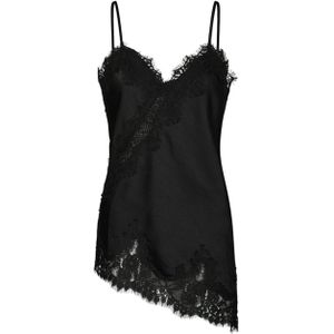 Neo Noir Dames top zwart (Maat: 34) - EffenKant - Halslijn: V-hals,