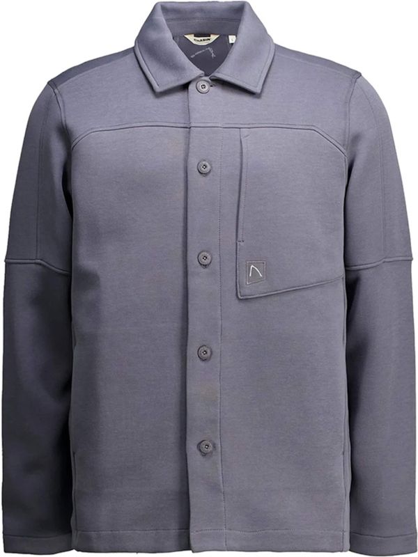 Chasin' Heren overshirt grijs (Maat: S) - Effen