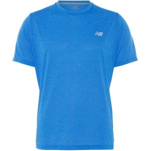 New Balance T-shirt blauw (Maat: XL) - Halslijn: Ronde hals,
