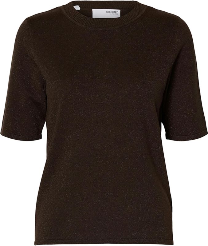 Glitter - Gebreide Top - Halflange Mouwen - Loose Fit