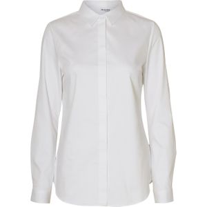 Overhemd - Slim Fit - Blauw - 60% Katoen Biologisch