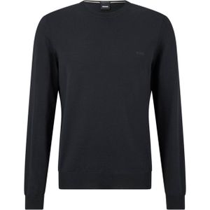 Boss Menswear Trui zwart (Maat: 3XL) - Effen - Halslijn: Ronde hals,