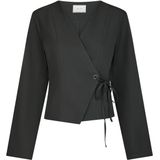 Neo Noir Dames blouse grijs (Maat: 34) - Effen - Halslijn: V-hals,