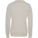 Matinique Heren trui ecru (Maat: L) - Effen - Halslijn: Ronde hals,