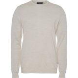 Matinique Heren trui ecru (Maat: L) - Effen - Halslijn: Ronde hals,