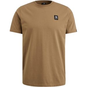 Vanguard T-shirt bruin (Maat: M) - Effen - Halslijn: Ronde hals,