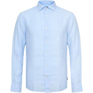 Matinique Overhemd lange mouw blauw (Maat: 44) - Effen