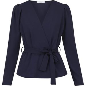 SisterS point - Blouse - Navy - Ls 15886 440 - Dames