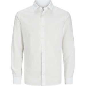Jack & Jones Overhemd lange mouw wit (Maat: 152) - Effen