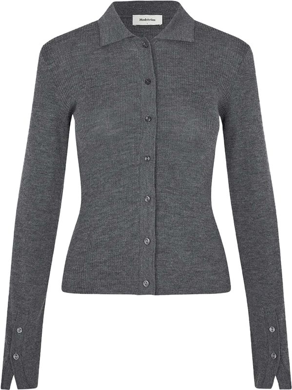 Modström - Pullover 57474 HIROKIMD - Vesten - Grijs