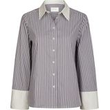 Neo Noir - Dranila Stripe - Longshirt - Bruin