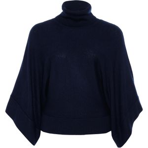 Aimée the Label Coltrui  blauw (Maat: M) - Effen - Halslijn: Col,