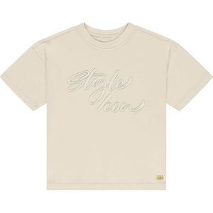 NIK & NIK T-Shirt beige (Maat: 128) - Tekst - Halslijn: Ronde hals,