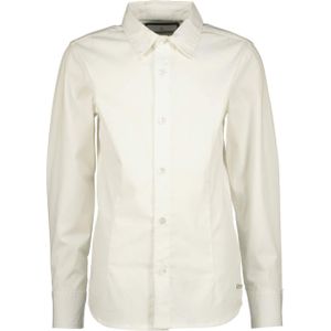Vingino Overhemd lange mouw wit (Maat: 104) - Effen