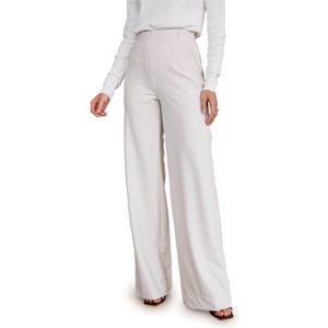 Studio Anneloes Lexie LONG bonded trousers dames broek ecru (Maat: XS)