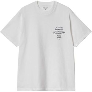 Carhartt WIP Heren t-shirt wit (Maat: S) - Tekst