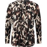 Betty Barclay - Blouse met Plooien en Bloemendesign - Veelkleurig - Dames - 3XL - Polyester