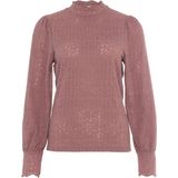 GARCIA - Longsleeve - Roze - Effen T-shirt - Lange Mouw