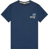 Kultivate T-shirt blauw (Maat: 2XL) - Fotoprint - Halslijn: Ronde hals,