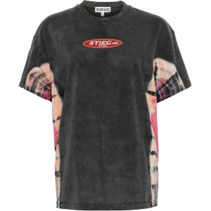 Stieglitz Dames t-shirt grijs (Maat: M) - Halslijn: Ronde hals,