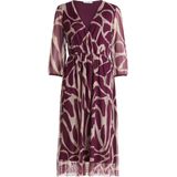 Betty en Co - Dames Jurk - Rood - Lang - 3/4 Arm