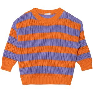 Yuki Kidswear Trui oranje (Maat: 116) - Effen - Halslijn: Ronde hals,