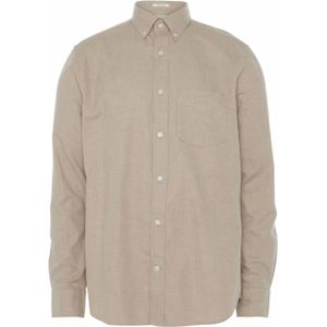 Gant Overhemd lange mouw beige (Maat: L) - Effen