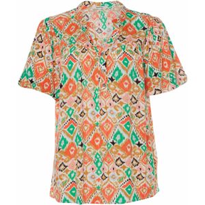 Garcia T-shirt oranje (Maat: XL) - Halslijn: V-hals,
