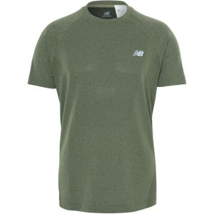 New Balance T-shirt groen (Maat: S) - Halslijn: Ronde hals,