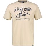 Lerros - T-shirt - FOAM WHITE - Heren T-shirt met Outdoorprint