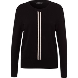 Frank Walder Dames trui zwart (Maat: 42) - Effen - Halslijn: Ronde hals,