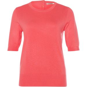 Esqualo T-shirt roze (Maat: 2XL) - Effen - Halslijn: Ronde hals,
