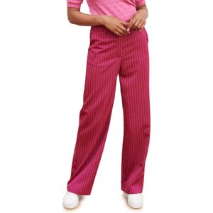 Lofty Manner Trouser Billie roze (Maat: XL) - Streep