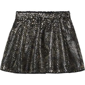 NIK & NIK Meisjes rok zwart (Maat: 152) - Glitter