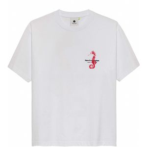 New Amsterdam T-shirt wit (Maat: L) - Fotoprint - Halslijn: Ronde hals,