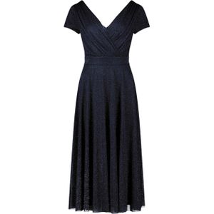 Vera Mont - 0333/4112 - Damesjurk - Donkerblauw/Grijs - Cocktailjurk