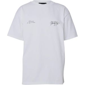 Ninety four T-shirt wit (Maat: M) - TekstFotoprint - Halslijn: Ronde hals,
