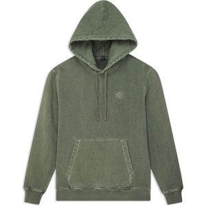 Deus Hoodie groen (Maat: L) - Effen - Halslijn: Capuchon,