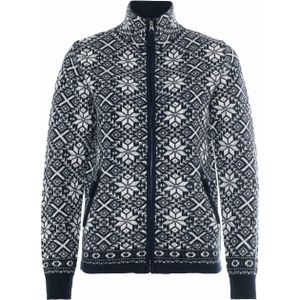 Bloomings Dames vest blauw (Maat: S) - Halslijn: Opstaande kraag,