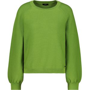 Monari Dames trui groen (Maat: 42) - Effen - Halslijn: Ronde hals,